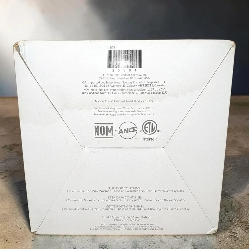 Scentsy Zen Rock Electric Wax Warmer Gray Stone Fragrance Home Decor Retired NIB